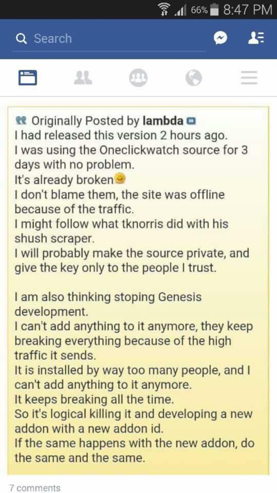 You are currently viewing Kodi Lambda Genesis Addon Stopping Development